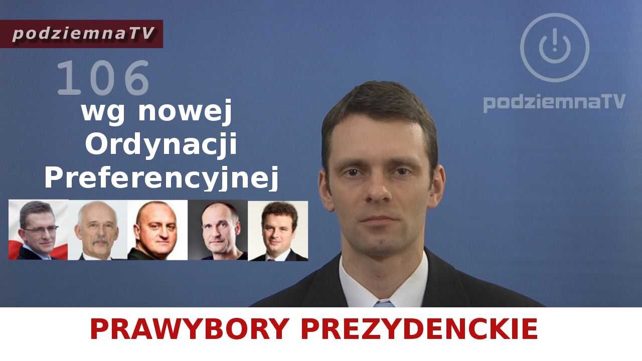 podziemna TV - Wybory 2015: Prawybory Prezydenckie wg nowej Ordynacji Preferencyjnej #106 (30.03.2015)