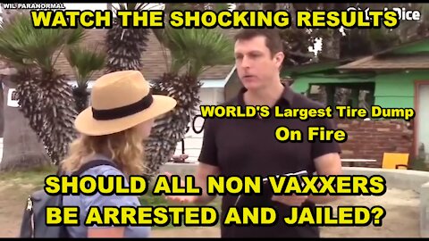 SURVEY TAKEN TO ARREST ALL NON VAXXERS AND JAIL THEM - PENTAGON HIT WITH MISSILE, NOT 747