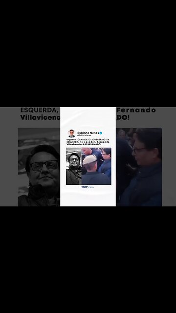 URGENTE! #shorts #equador #direita #eleições #esquerda #crime #socialismo #fernandovillavicencio