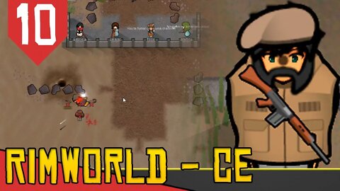 ATACANDO o Acampamento Tribal Perfeitamente - Rimworld Combat Extended #10 [Série Gameplay PT-BR]