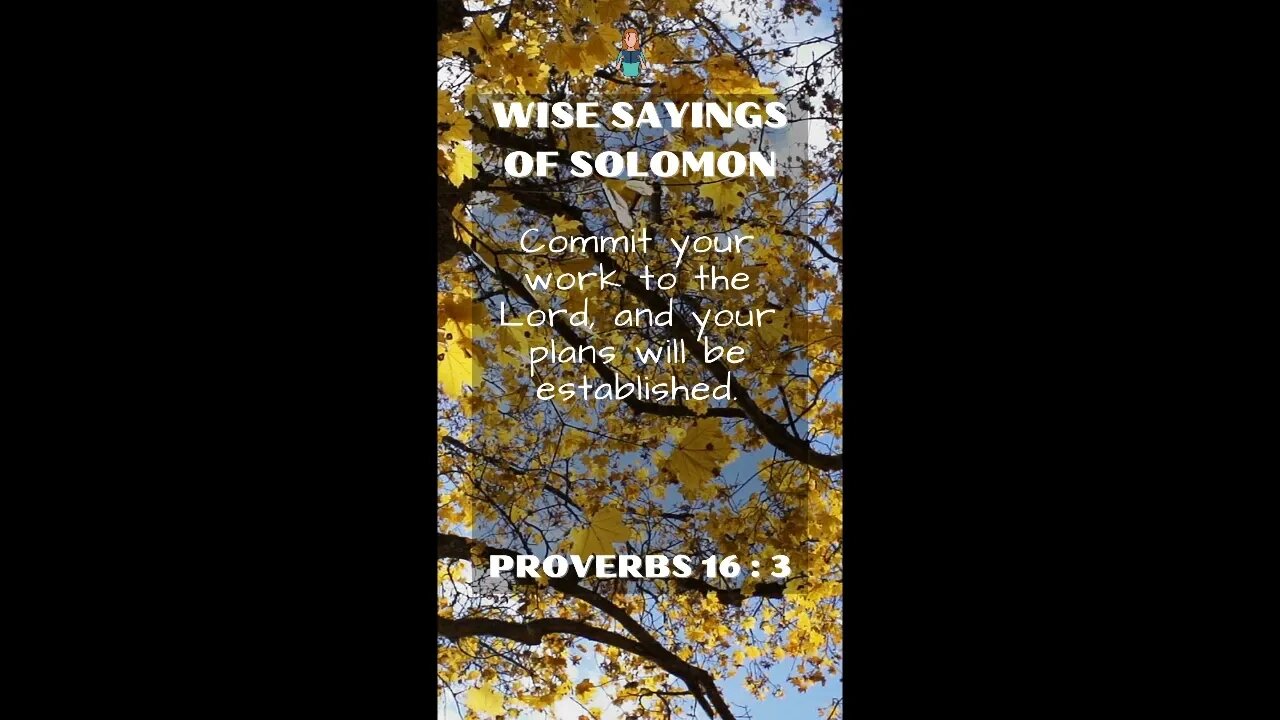 Proverbs 16:3 | NRSV Bible | Wise Sayings of Solomon