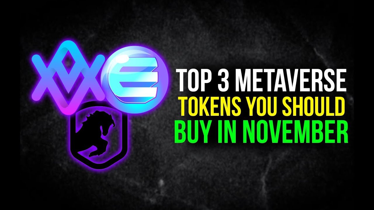 3 Cheap METAVERSE Cryptos I Would Buy RIGHT NOW! (BEST ALTCOINS IN NOVEMBER)