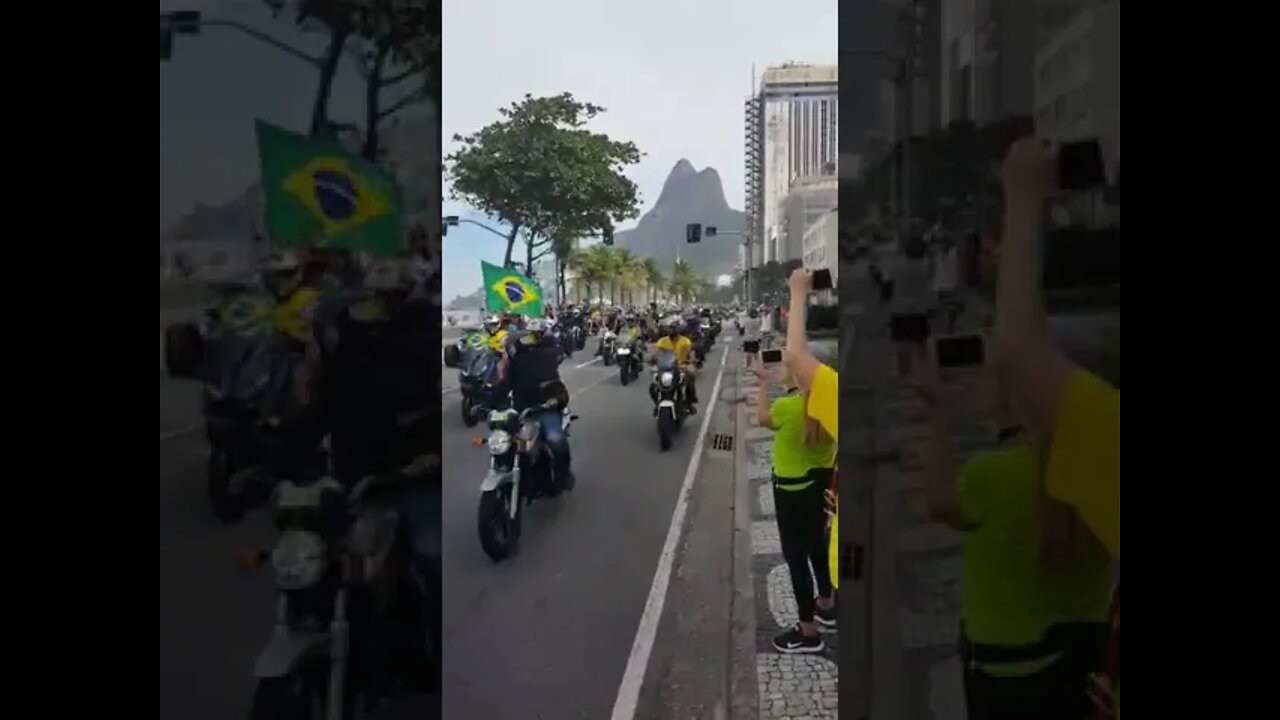 MOTOCEATA COM O MITO BOLSONARO no RIO DE JANEIRO em 23/05/21 - PARTE 3