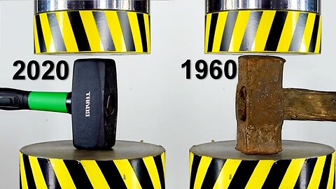 HYDRAULIC PRESS VS MODERN AND OLD ITEMS