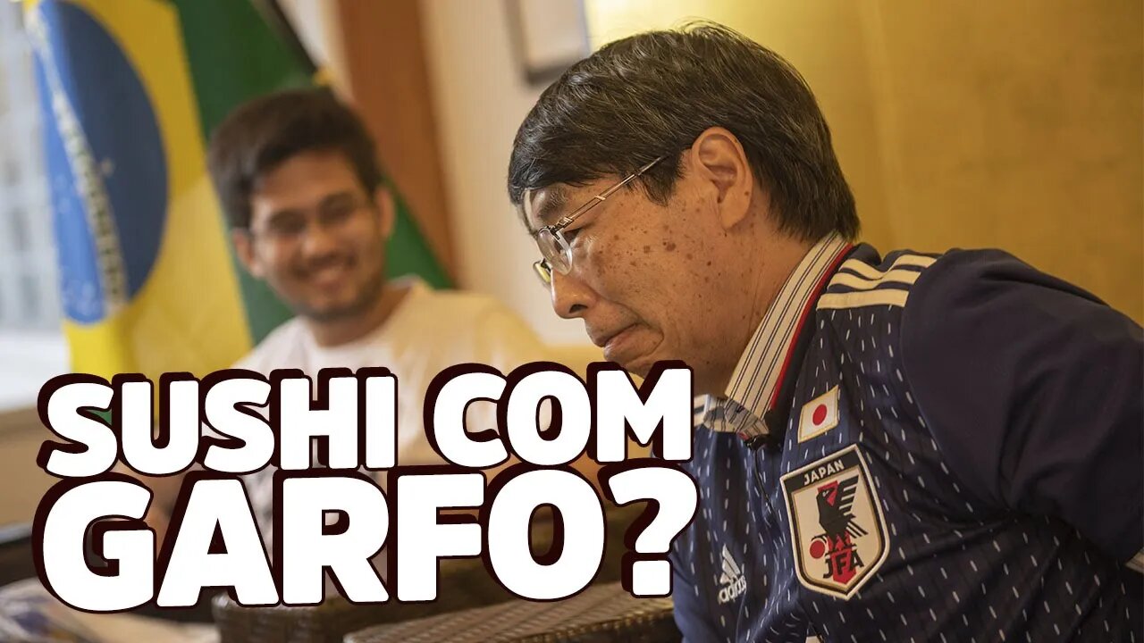 SUSHI com GARFO?? - o Embaixador do JAPÃO respondeu as PERGUNTAS de VOCÊS!