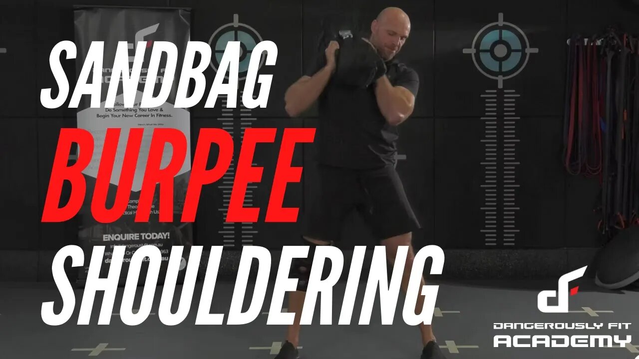 Sandbag Burpee Shouldering (Demonstration)