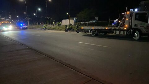 Accidente bajando el aeropuerto donde una persona pierde la vida