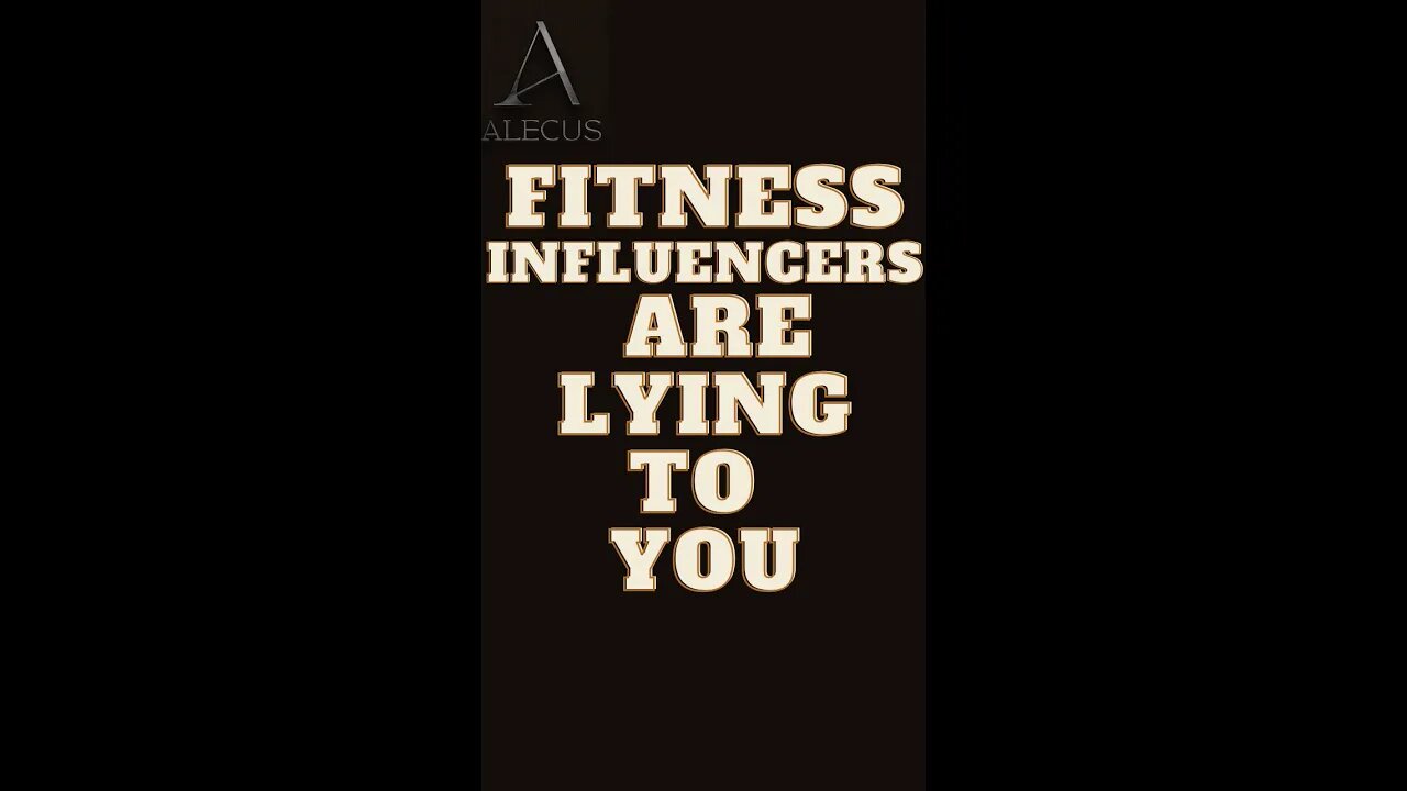 Fitness Influencers are LYING to YOU! #shorts
