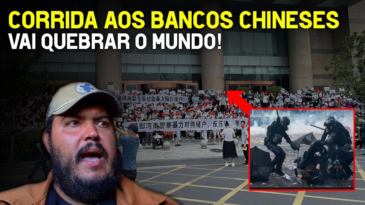 Corrida a bancos chineses... VAI QUEBRAR... Eu avisei