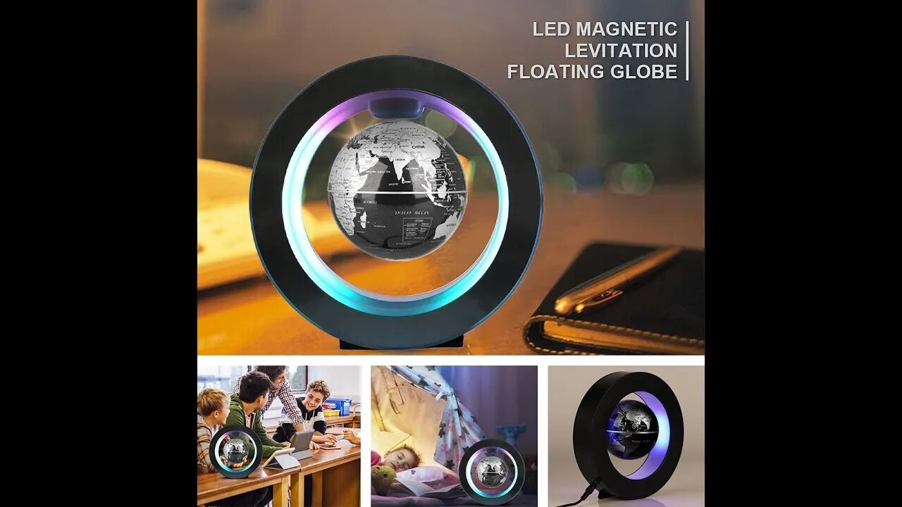 Magnetic floating globe | Floating globe lights | Best floating globe