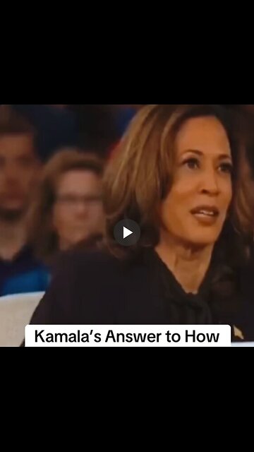 Kamala was asked how she’s going to fix the economy and she delivered this word salad...