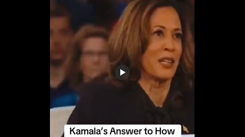 Kamala was asked how she’s going to fix the economy and she delivered this word salad...