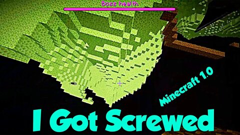 Attempting To Beat Minecraft 1.0 In One Video (I Got Screwed In The End)