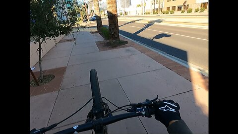 MTB wheelie practice - It was just a twig