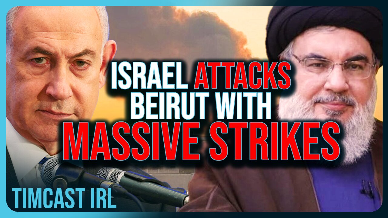 Israel ATTACKS Beirut With MASSIVE STRIKES, Targets Hezbollah Leader