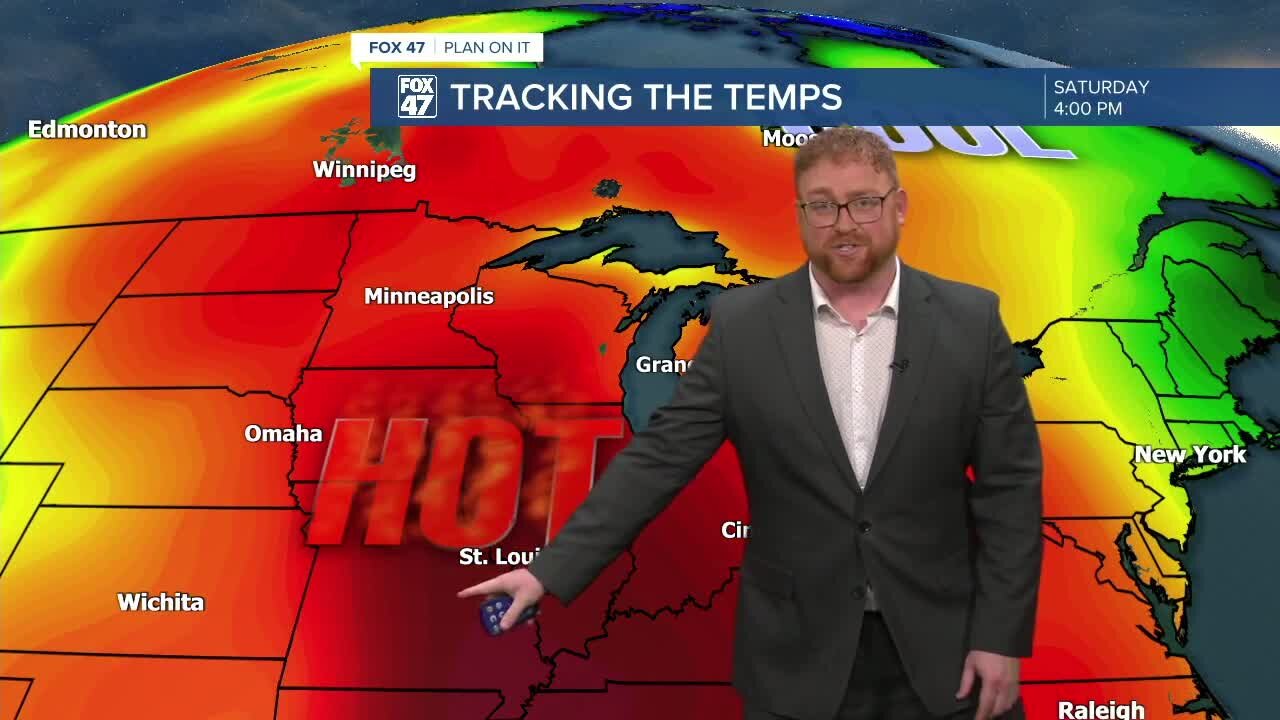 Temperatures soar into June in Michigan
