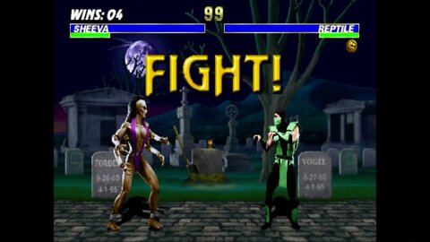 Ultimate Mortal Kombat 3 Plus Beta 2 - Purple Sheeva - Ultimate Difficult - No Continues