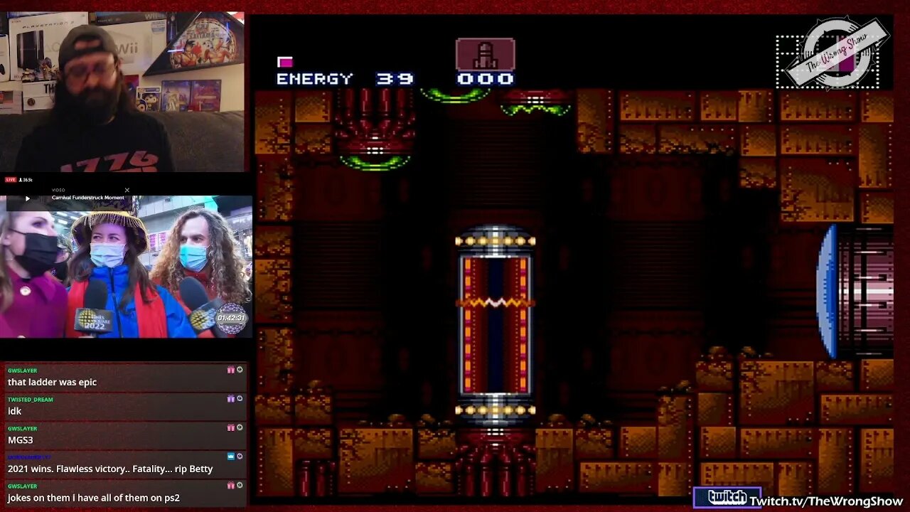 VOD: New Years Eve COUNTDOWN with Danny Its Super Metroid Time!