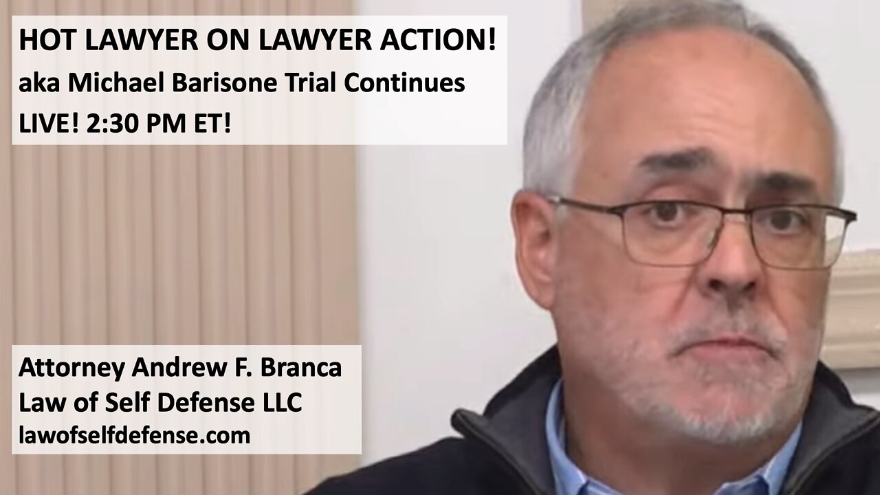 HOT LAWYER ON LAWYER ACTION! aka Michael Barisone Trial Continues