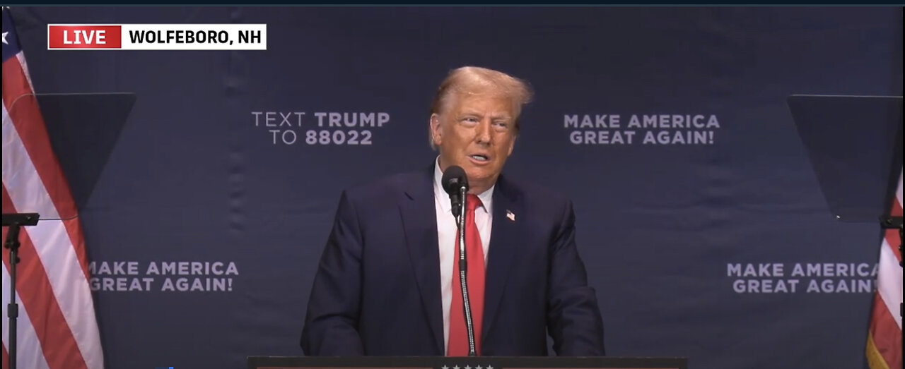 President Trump Delivers Remarks in Wolfeboro, NH - 10/9/23