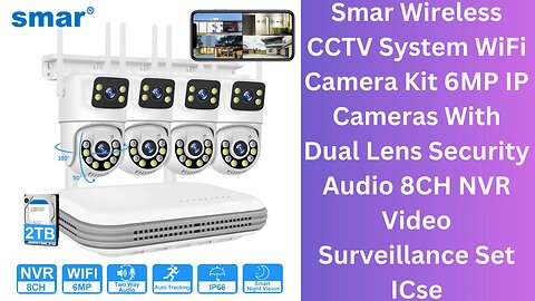 Smar Wireless CCTV System WiFi Camera