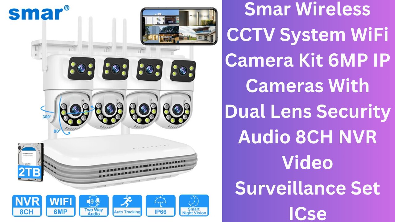 Smar Wireless CCTV System WiFi Camera