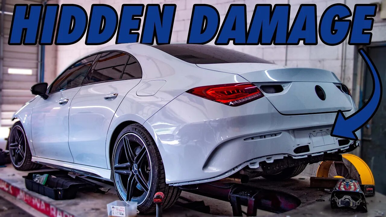 This Mercedes CLA45 AMG was Hiding $5000 in Damages under the bumper Can we fix it?