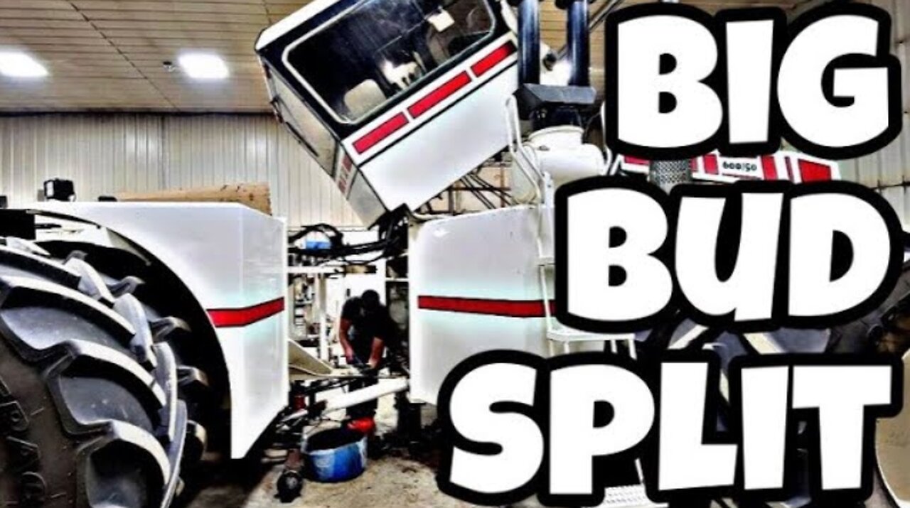 We Split a BIG BUD Tractor in Half!