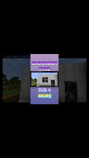 Minecraft: Enderman Eyes (Winking) Banner