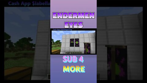 Minecraft: Enderman Eyes (Winking) Banner