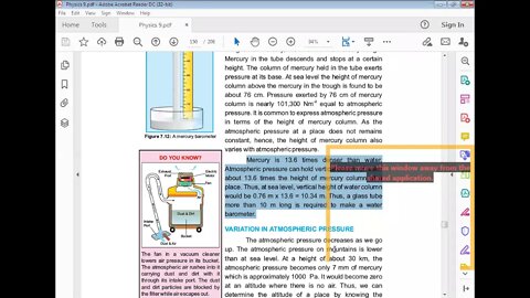 PHYSICS Class 9th Lecture#5 CH#7 Measuring atmospheric pressure