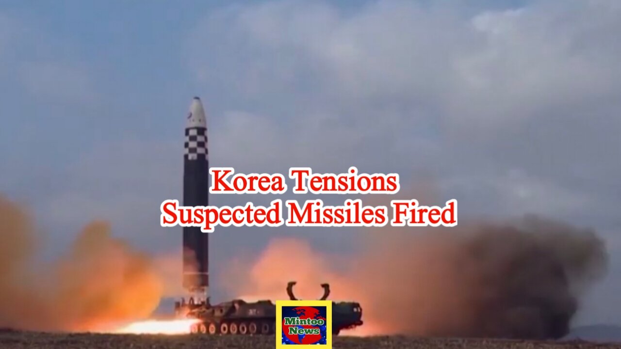 Korea tensions: North Korea fires suspected missiles into sea