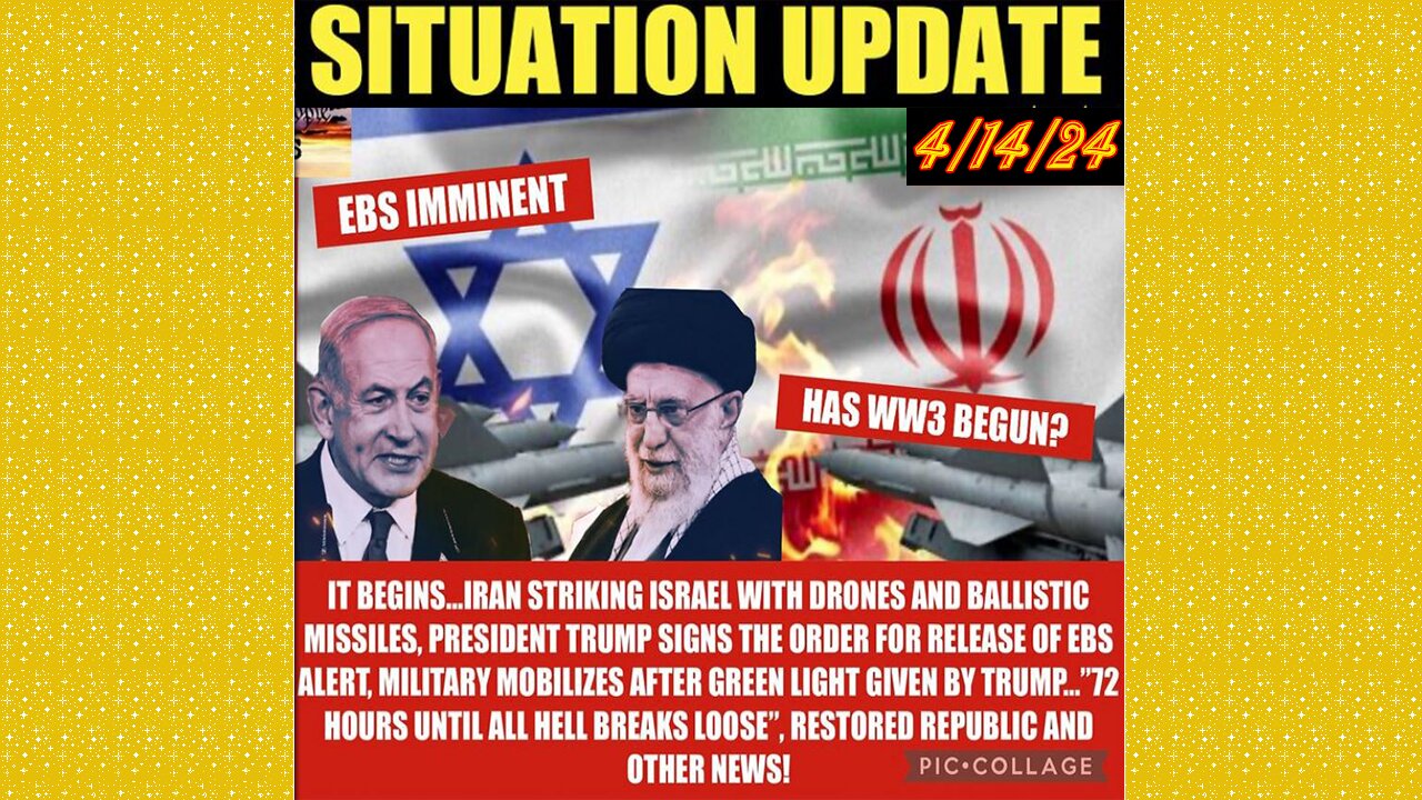 SITUATION UPDATE 4/14/24 - AI System Used To Bomb Gaza, Gcr/Judy Byington Update, Us Republic, WW3