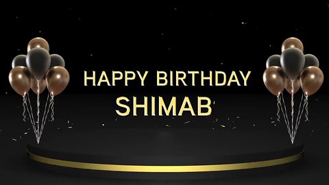 Wish you a very Happy Birthday Shimab