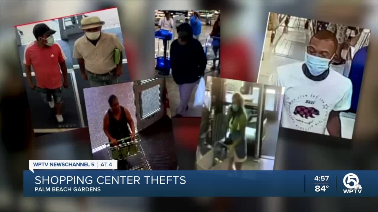 Police release new clues in thefts at Palm Beach Gardens shopping center