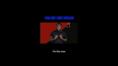You Are That Person #dayodman #thestuff #thatperson #eeyayyahh #motivation
