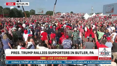 Trump just got almost assassinated at rally at Butler 13/07/2024 part 2