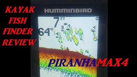 HUMMINBIRD PIRANHAMAX4 KAYAK FISHFINDER