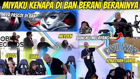 PASCOL NGAMUK MAU NGELEMPAR KURSI KE MEYDEN SAMA JONATHAN LIANDI.!! DI EVENT MABAR ALLSTAR 2023.!!!