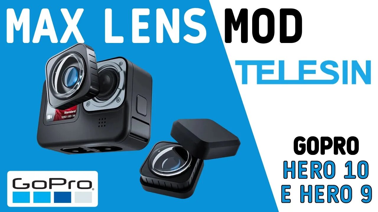 Max Lens da Telesin para GoPro Hero 9 e Hero 10