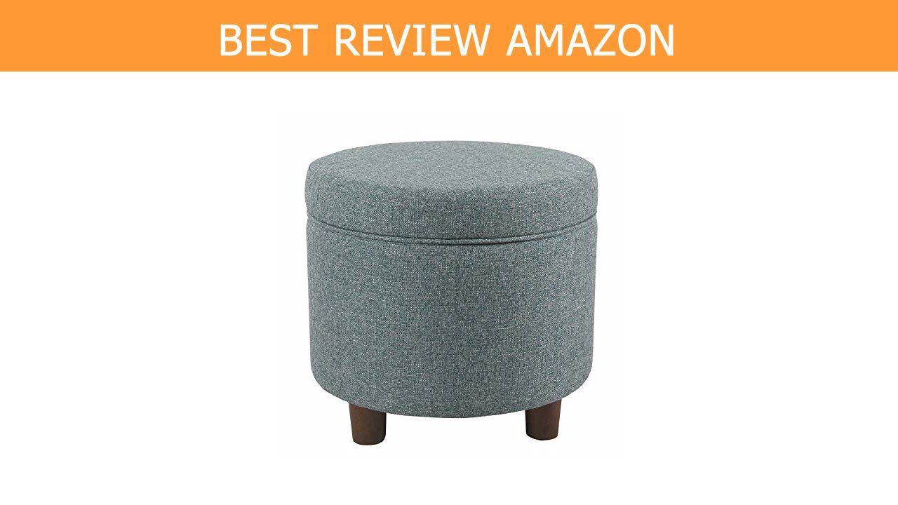 Meadow Lane Round Storage Ottoman Review