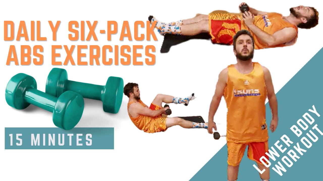 15 MINUTES DAILY SIX PACK ABS DUMBBELL WORKOUT TO BURN CALORIES AND BUILDS MUSCLE