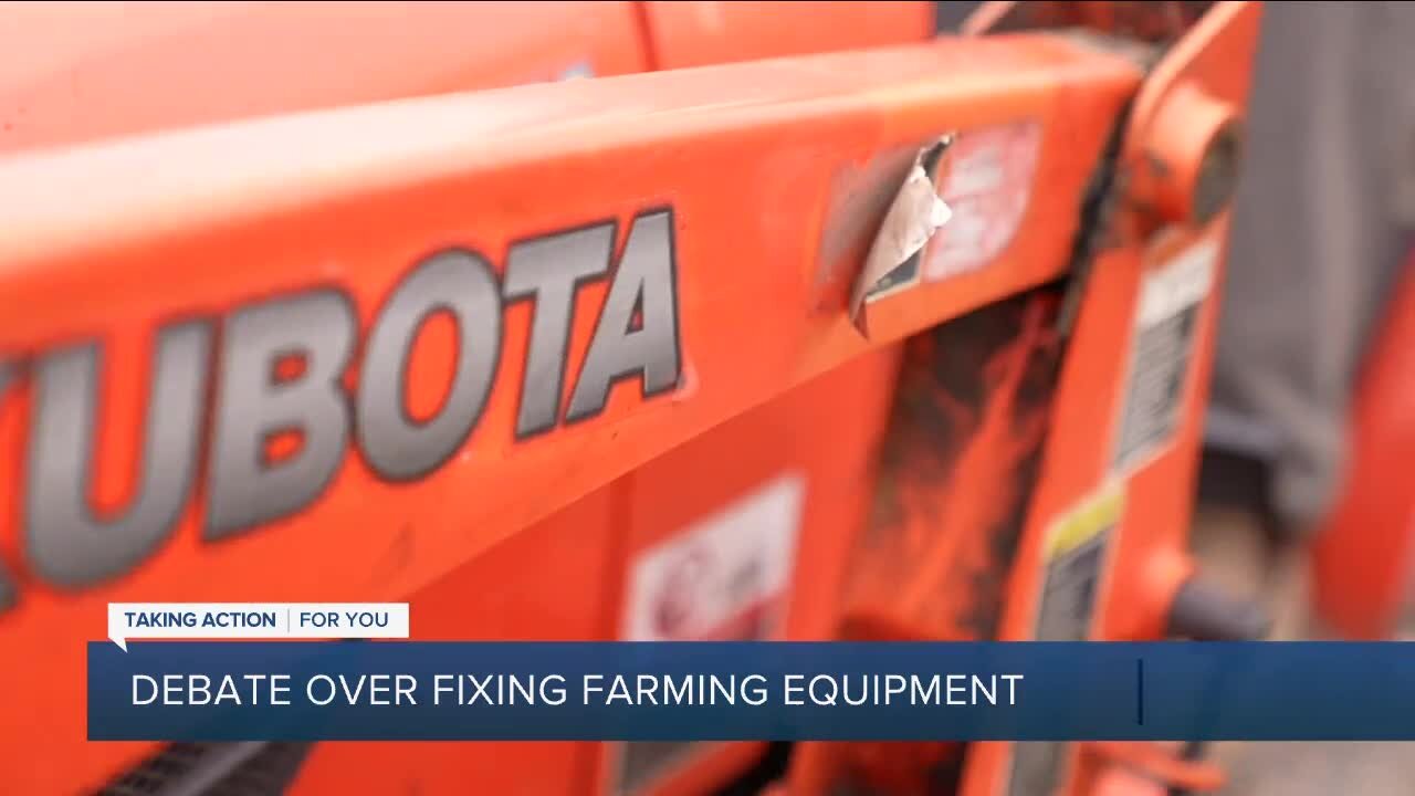 Farmers ask: Should they be able to repair their own tractor or farm equipment?