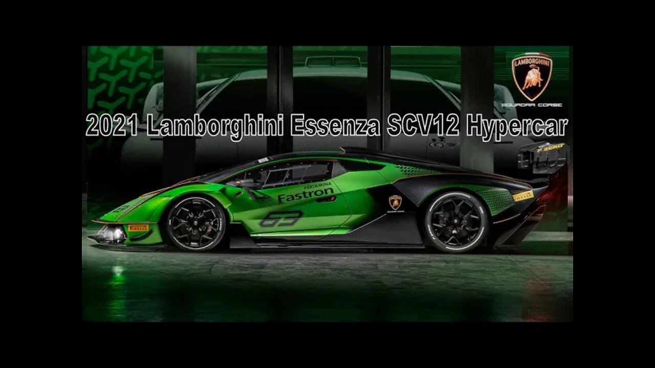 2021 Lamborghini Essenza SCV12 Hypercar