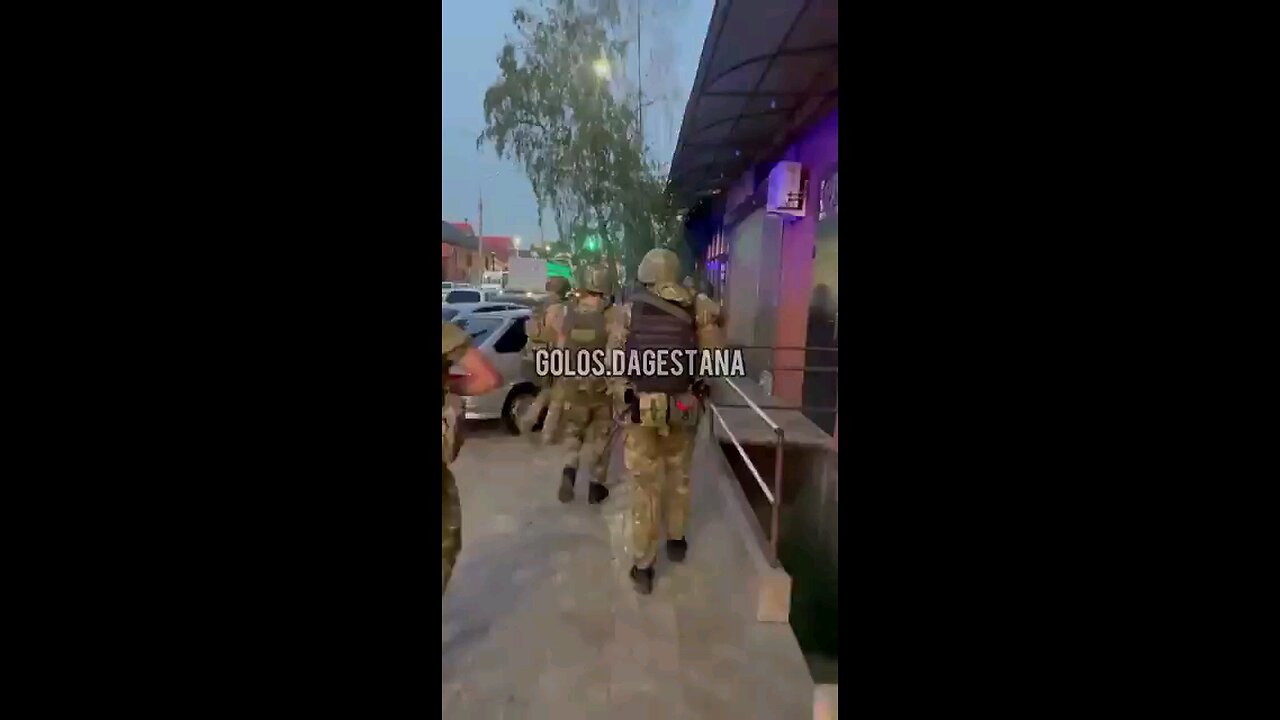 BREAKING: Russian National Guard have arrived in Derbent, Dagestan.