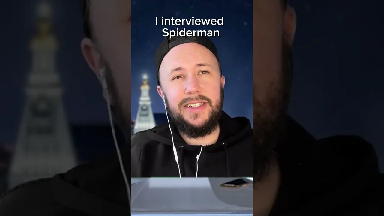 Doing a lockdown interview with Spiderman 2