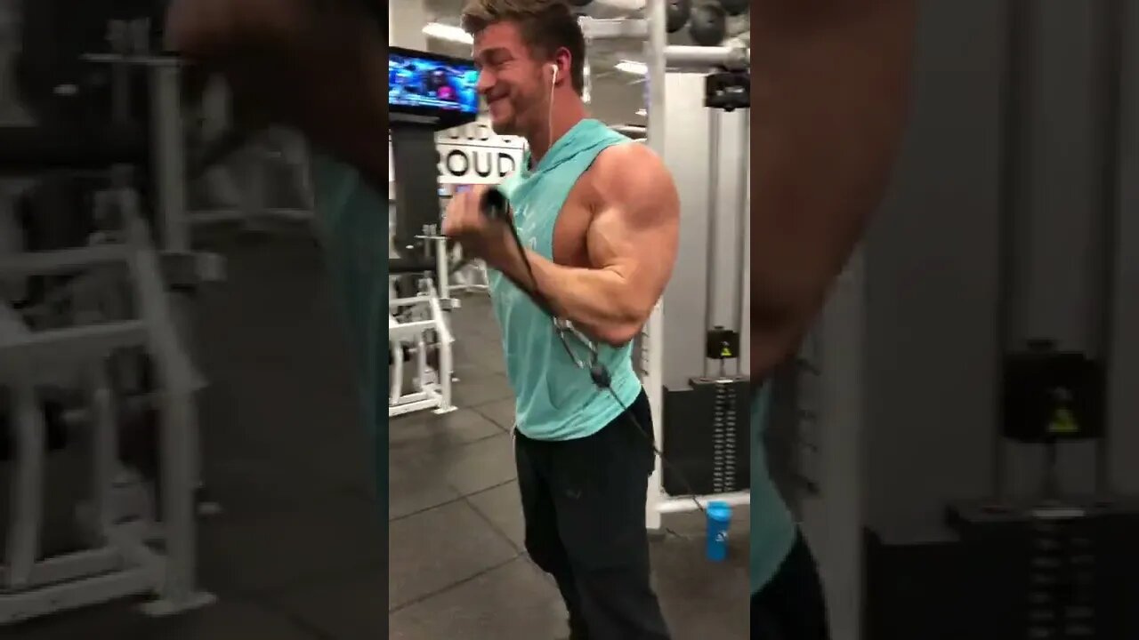 Training arms and catching a gnarly pump