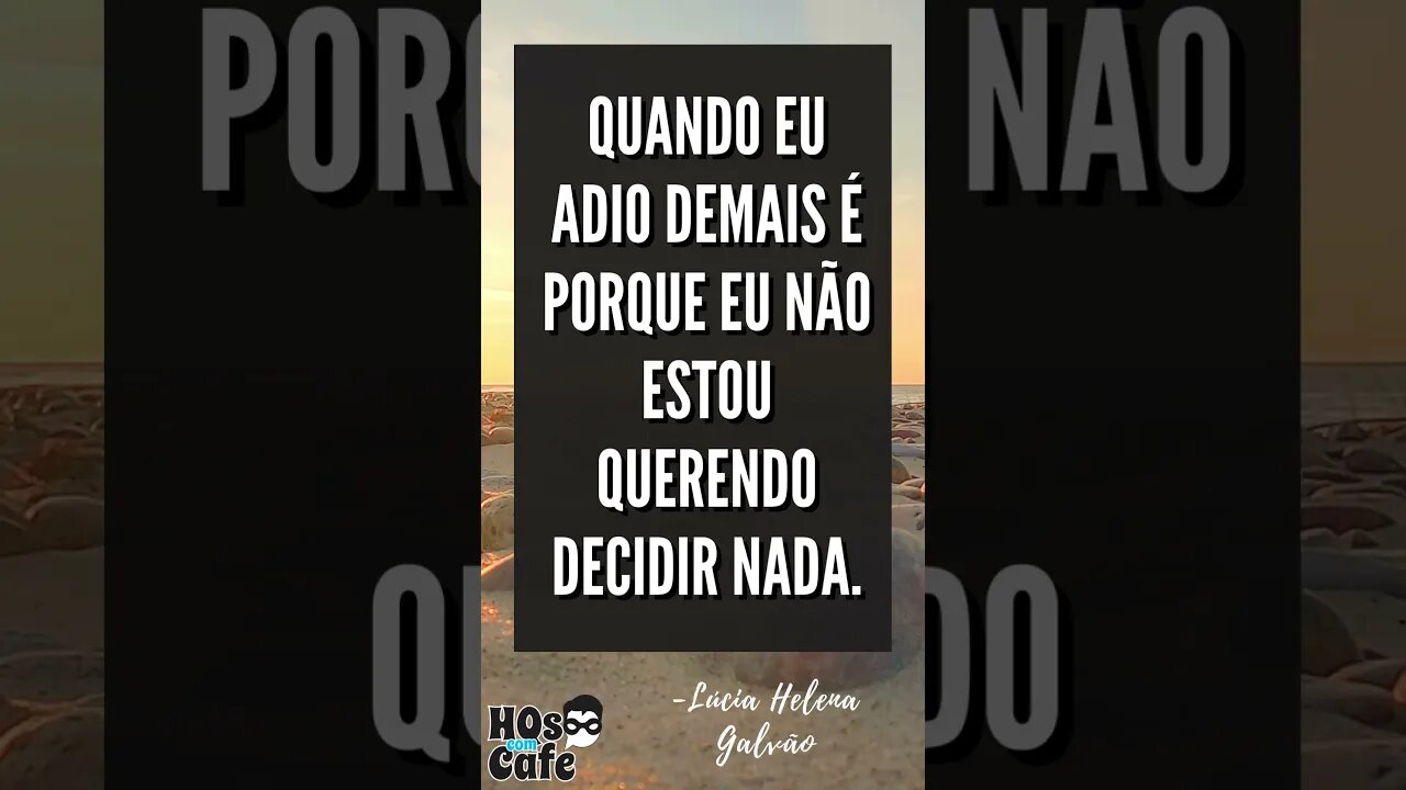 Frase da Lúcia Helena Galvão 3 | #shorts