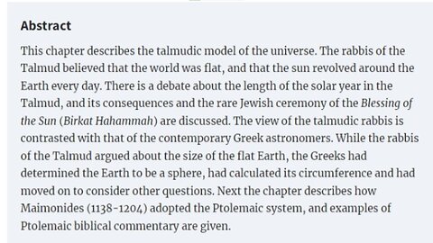 FLAT EARTH SUN WORSHIP OF THE TALMUD (FLATTARD NAZI JEWS) - King Street News