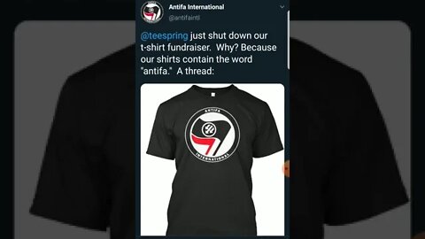 TEESPRING CANCELS ANTIFA!